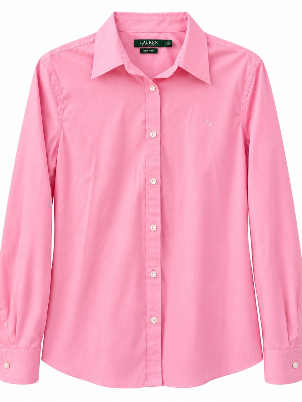 Lauren Ralph Lauren Pink Cotton Button-Down Shirt